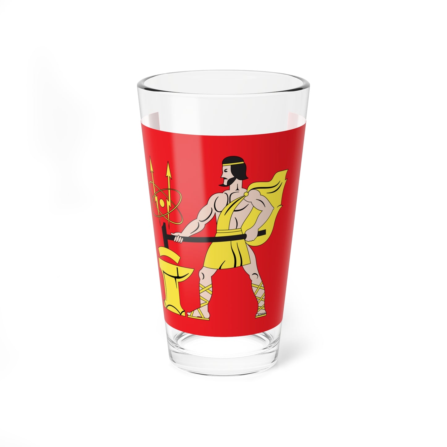 Flag of Elektrostal Moscow oblast (Russia) Pint Glass 16oz