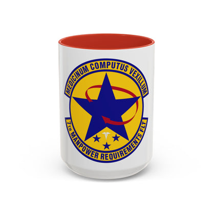 7 Manpower Requirements Flight AFMA (U.S. Air Force) Accent Coffee Mug