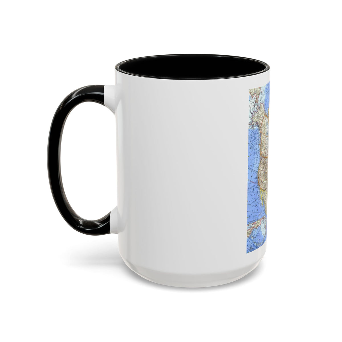North America (1964) (Map) Accent Coffee Mug