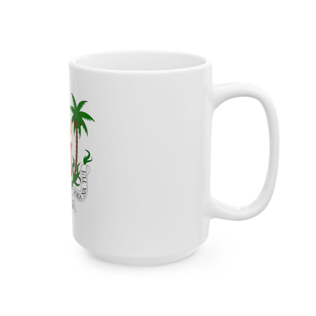 Coat of arms of the Kingdom of Fiji (1871-1874) - White Coffee Mug