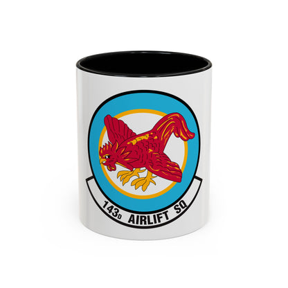 143 Airlift Squadron (U.S. Air Force) Accent Coffee Mug