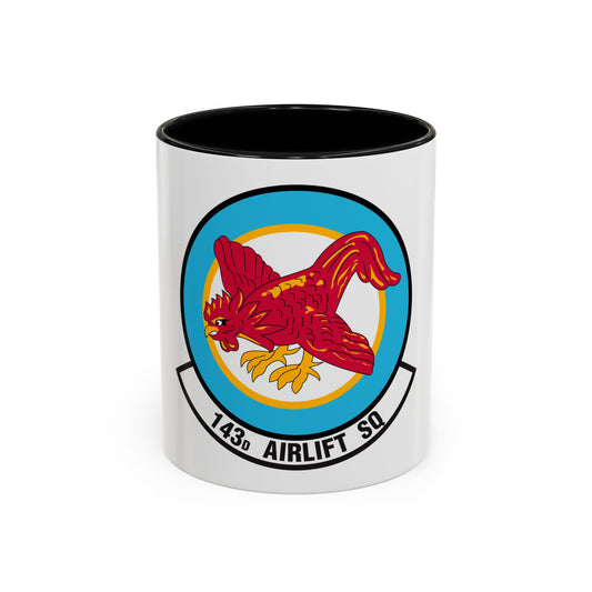 143 Airlift Squadron (U.S. Air Force) Accent Coffee Mug
