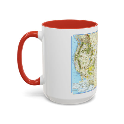 North America - Vacationlands (1966) (Map) Accent Coffee Mug