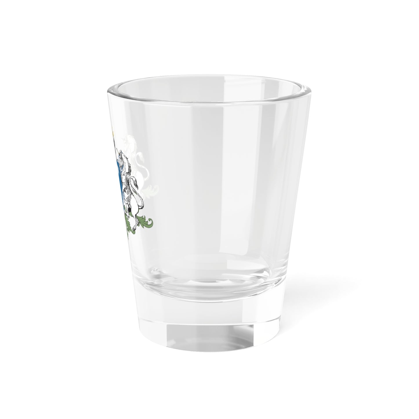 Manu family coat of arms (Algeria) (Coat of Arms) Shot Glass 1.5oz