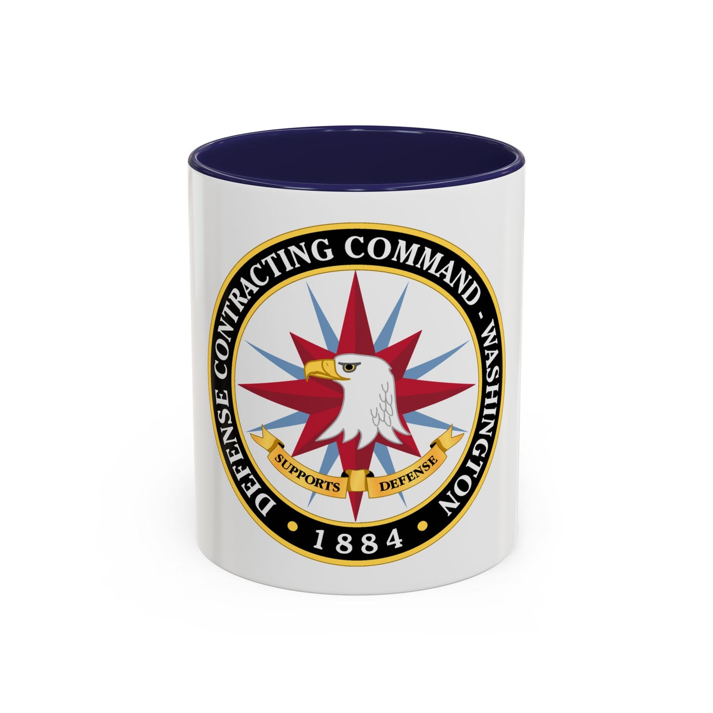 Defense Contracting Command Washington (U.S. Army) Accent Coffee Mug