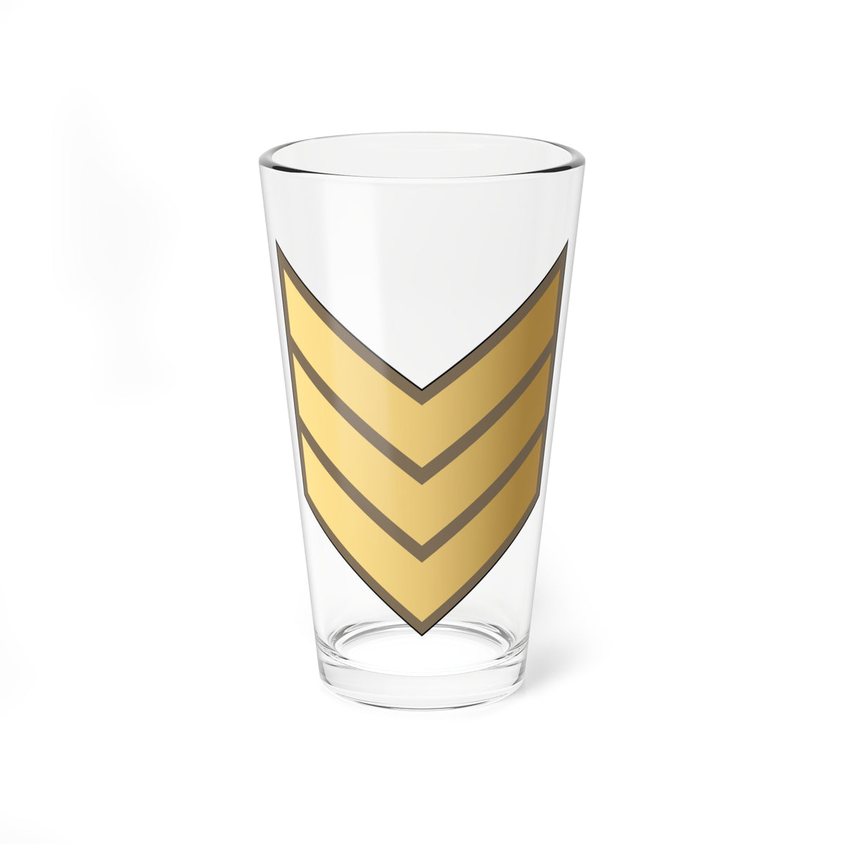 03. KLF SGT (Kuwait) (Military Rank) Pint Glass 16oz