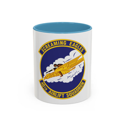 40th Airlift Squadron (U.S. Air Force) Accent Coffee Mug