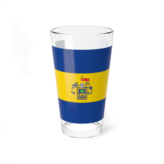 Flag of Guadalajara MX (Mexico) Pint Glass 16oz
