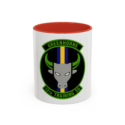 12 Training Sq AETC (U.S. Air Force) Accent Coffee Mug