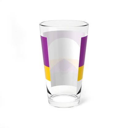 Flag of Countryside Kansas textless (United States) Pint Glass 16oz