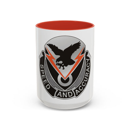 327 Signal Battalion (U.S. Army) Accent Coffee Mug