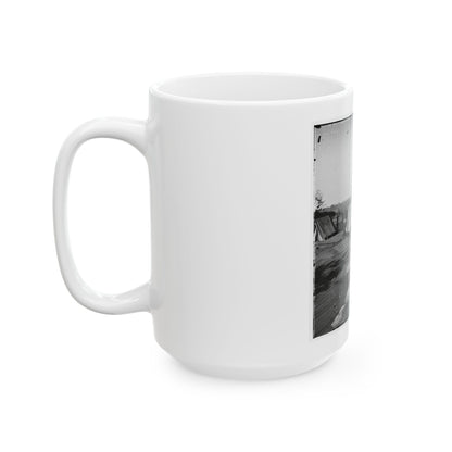 Atlanta, Georgia. Confederate Fort In Front Of Atlanta-2 (U.S. Civil War) White Coffee Mug