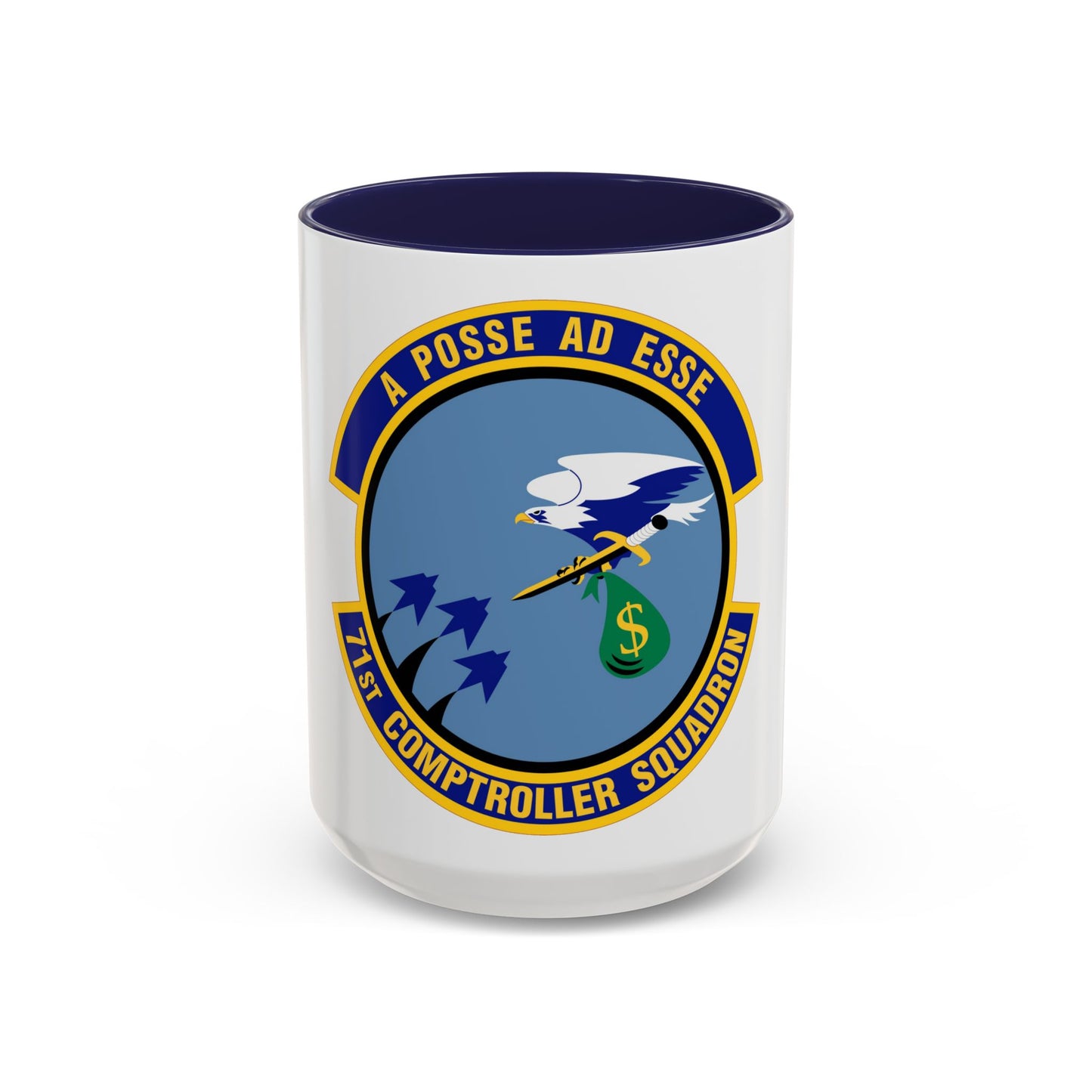 71st Comptroller Squadron (U.S. Air Force) Accent Coffee Mug