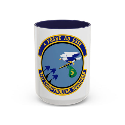 71st Comptroller Squadron (U.S. Air Force) Accent Coffee Mug