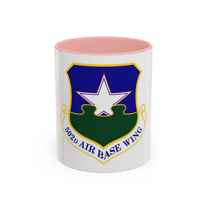 502d Air Base Wing (U.S. Air Force) Accent Coffee Mug
