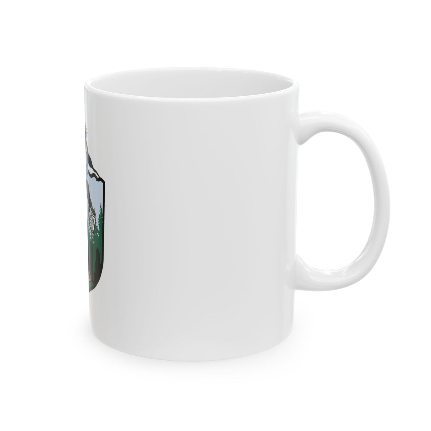 USCG Sailor Squatch (U.S. Coast Guard) White Coffee Mug