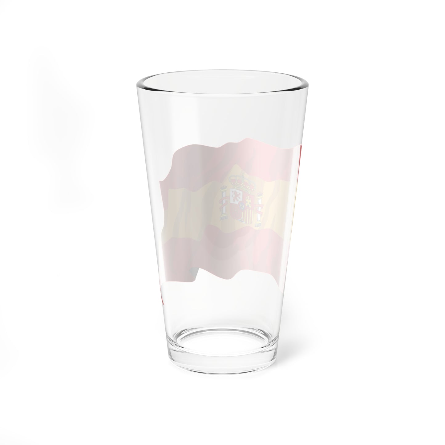 Spain flag waving icon (Spain) Pint Glass 16oz