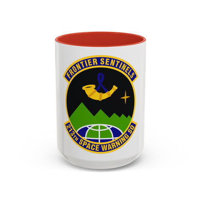 213th Space Warning Squadron (U.S. Air Force) Accent Coffee Mug
