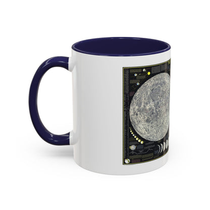 Space - The Moon (1969) (Map) Accent Coffee Mug