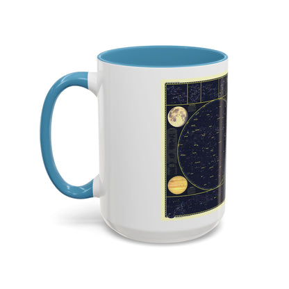 Heavens, The 1 (1957) (Map) Accent Coffee Mug