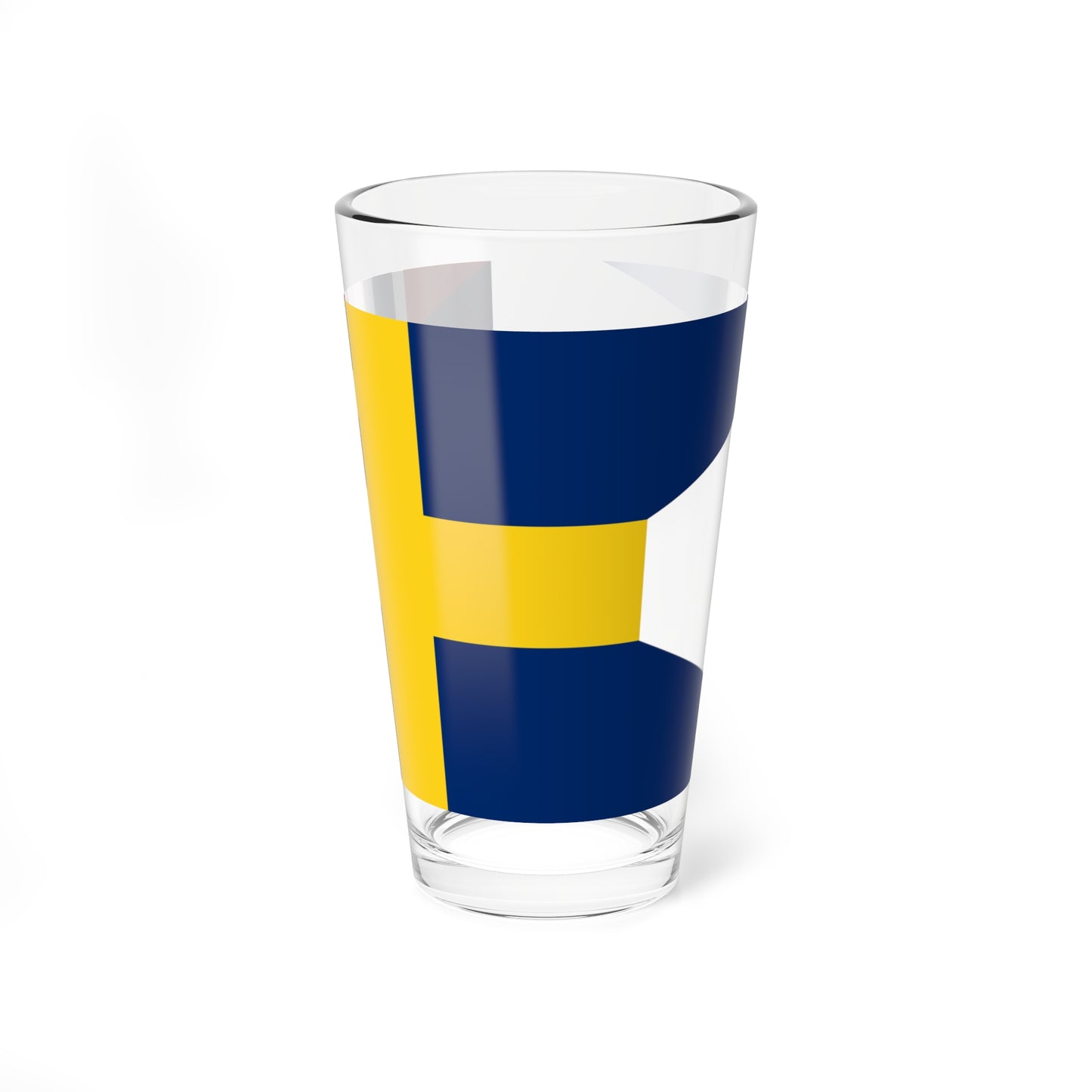 Flag of Sweden 1897-1905 alternative (Estonia) Pint Glass 16oz