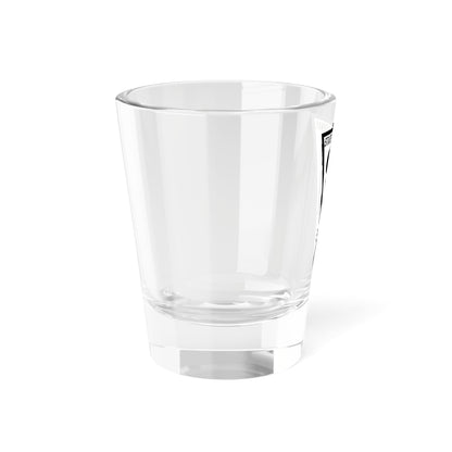 WIS 00 1919 template (Wisconsin) (Road Sign) Shot Glass 1.5oz