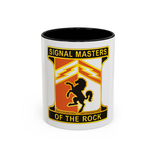 114 Signal Battalion (U.S. Army) Accent Coffee Mug