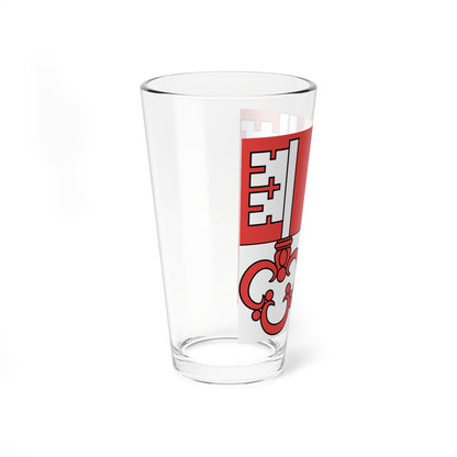 Flag of Canton of Unterwalden (Switzerland) Pint Glass 16oz