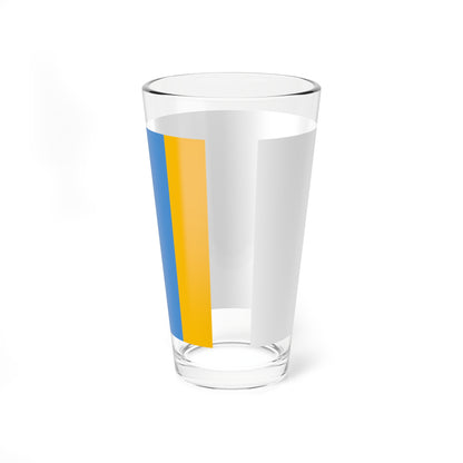 Flag of Szodliget (Hungary) Pint Glass 16oz