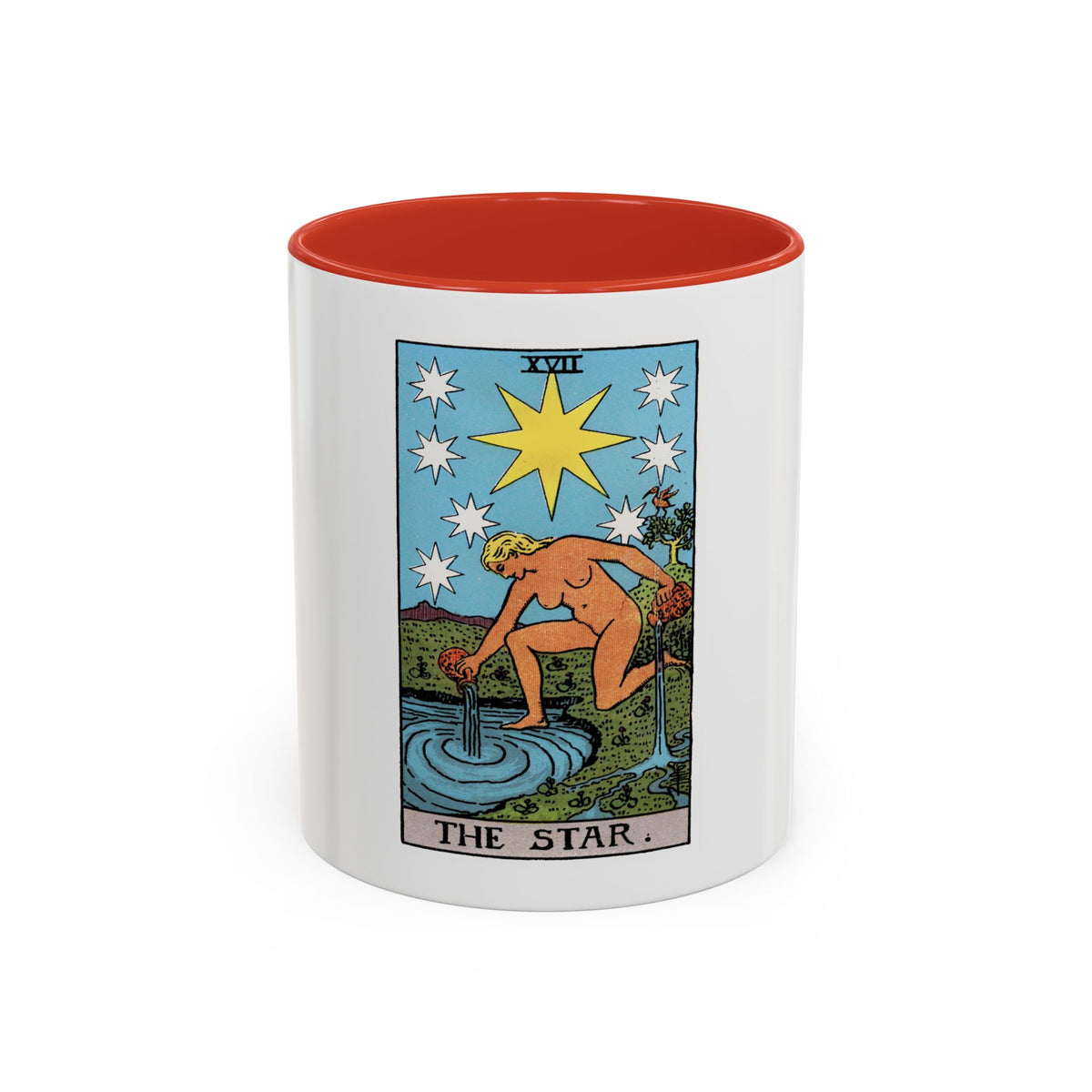 The Star (Tarot Card) Accent Coffee Mug
