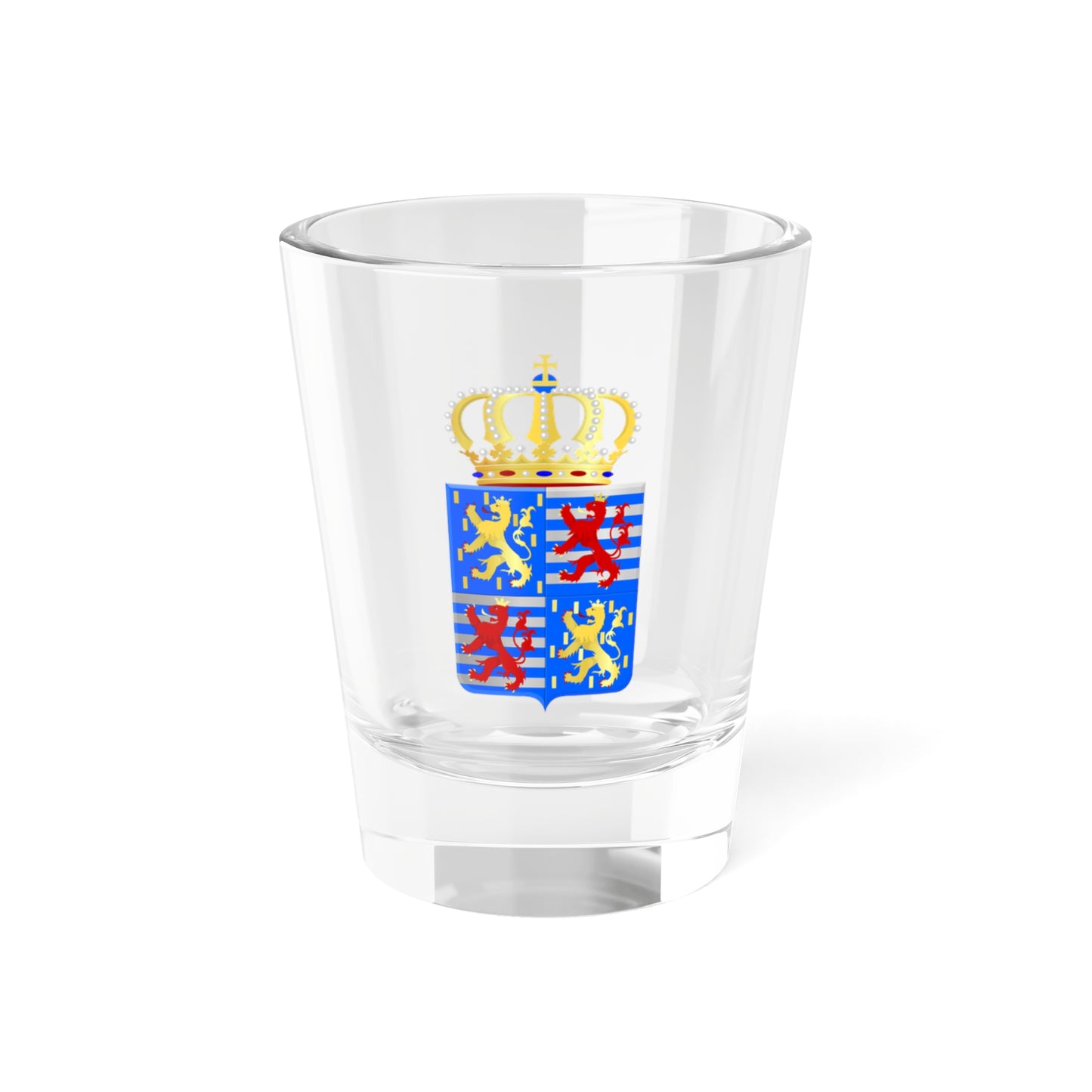 Lesser coat of arms of the Grand Dukes of Luxembourg prior to 2000 - Shot Glass 1.5oz