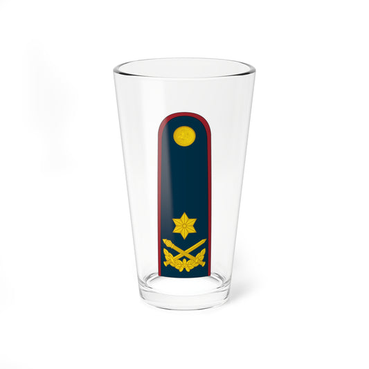 19 Lithuania Air Force BG (Lithuania) (Military Rank) Pint Glass 16oz