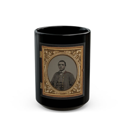 Unidentified Artillery Soldier In Confederate Uniform (U.S. Civil War) Black Coffee Mug