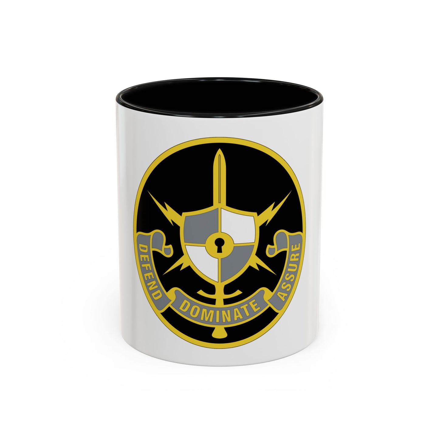 United States Cyber School 2 (U.S. Army) Accent Coffee Mug