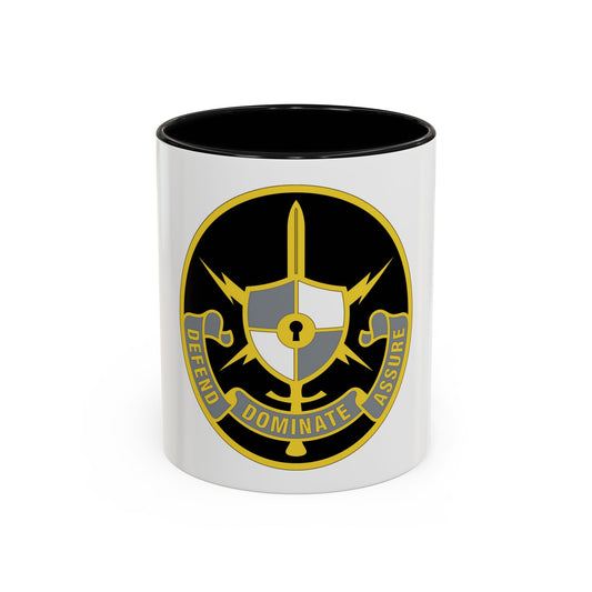 United States Cyber School 2 (U.S. Army) Accent Coffee Mug