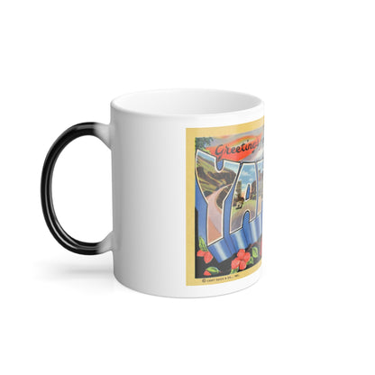 Greetings from Yakima Wash (Greeting Postcards) Color Changing Mug 11oz