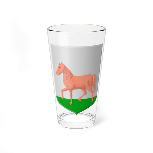 Sint Pancras wapen 1972 (Netherlands) (Coat of Arms) Pint Glass 16oz