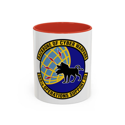 688 Operations Support Squadron ACC (U.S. Air Force) Accent Coffee Mug