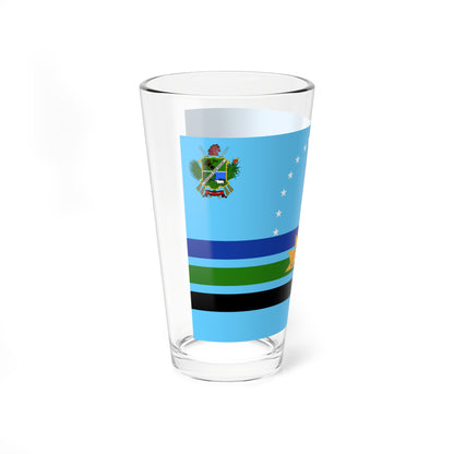 Propuesta de bandera para el Estado Monagas 55 (Venezuela) Pint Glass 16oz