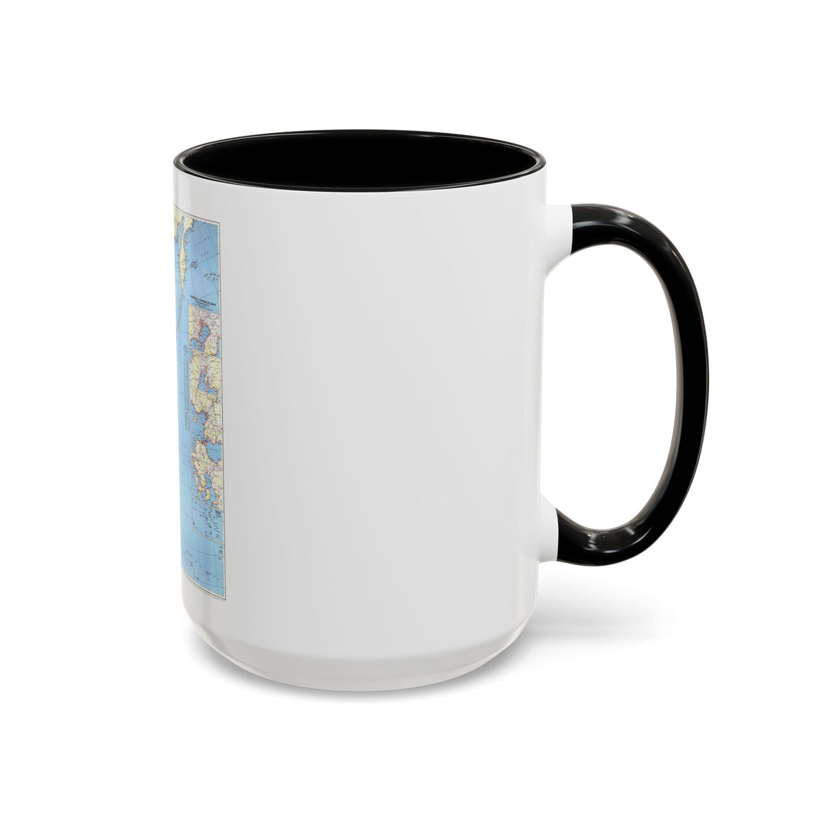 Japan and Adjacent Regions (1944) (Map) Accent Coffee Mug