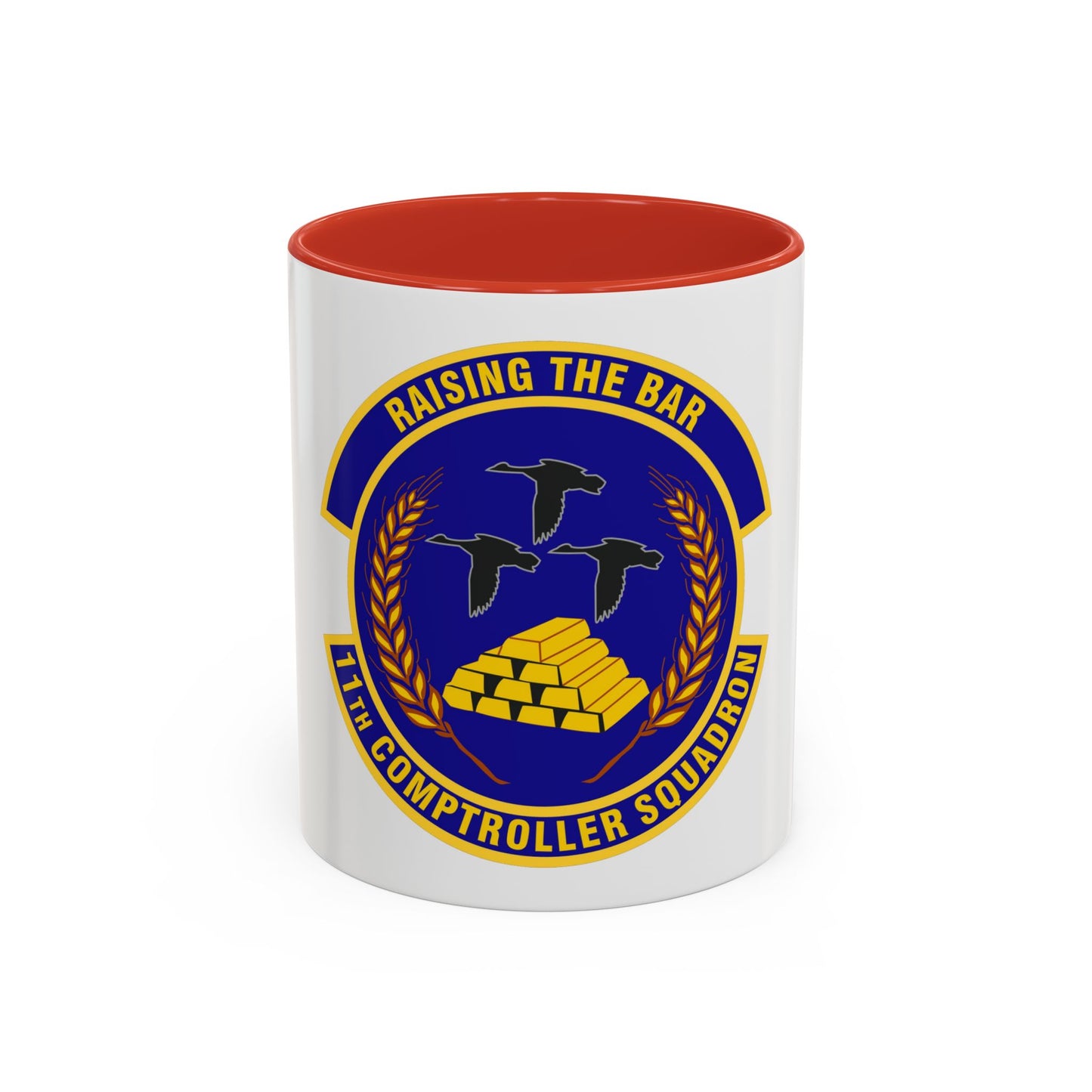 11th Comptroller Squadron (U.S. Air Force) Accent Coffee Mug