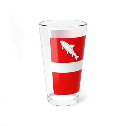 Flag of Annecy (France) Pint Glass 16oz