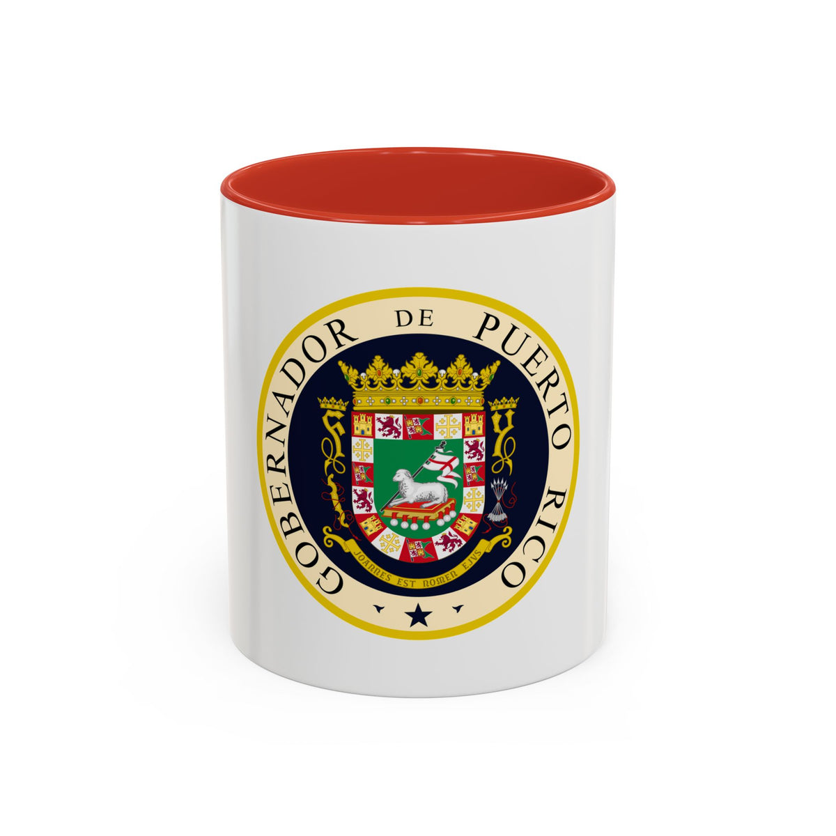 Seal of the Governor of Puerto Rico - Accent Coffee Mug