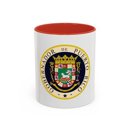 Seal of the Governor of Puerto Rico - Accent Coffee Mug