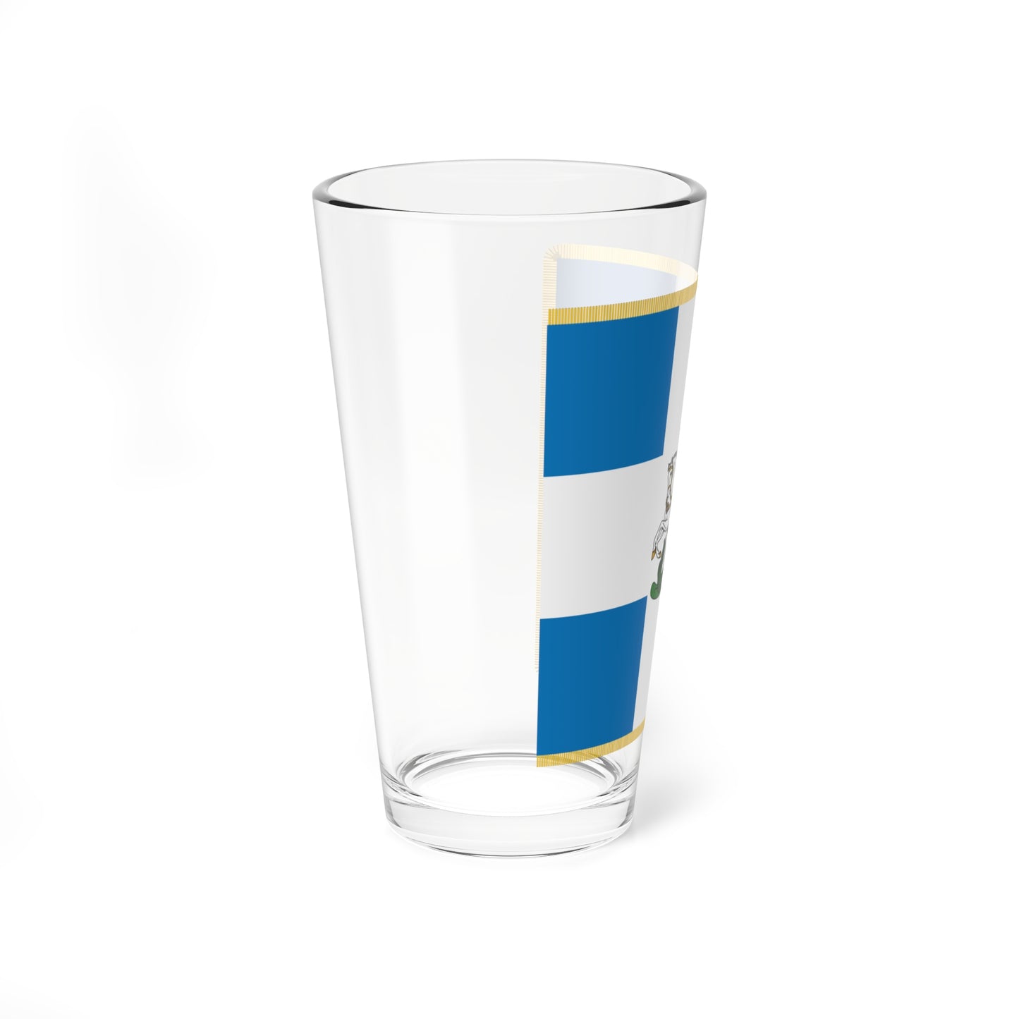 War flag of the Hellenic Army (Greece) Pint Glass 16oz