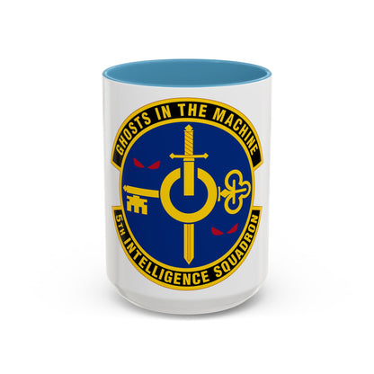 5 Intelligence Squadron ACC (U.S. Air Force) Accent Coffee Mug