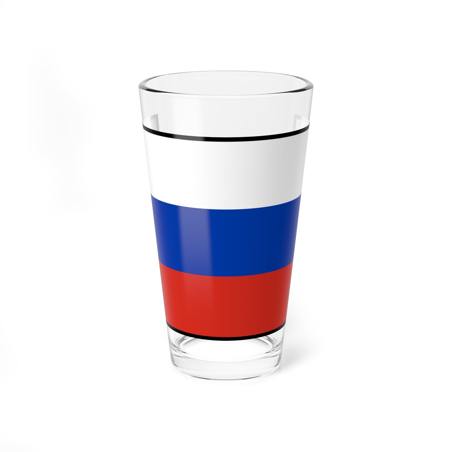 Flag of Russia bordered (Russia) Pint Glass 16oz