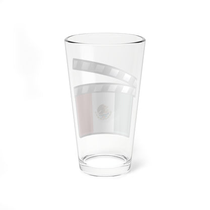 Mexico film clapperboard (Mexico) Pint Glass 16oz