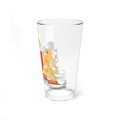 Wapen van Amsterdam (Netherlands) (Coat of Arms) Pint Glass 16oz