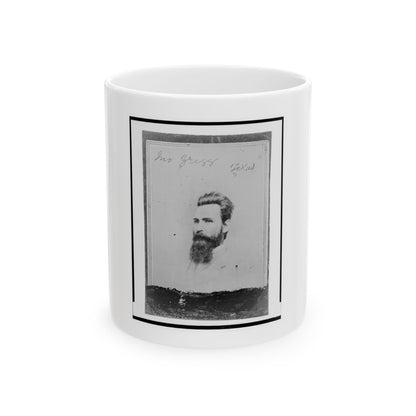 John Gregg, Brigadier General, C.S.A., Head-And-Shoulders Portrait, Facing Left (U.S. Civil War) White Coffee Mug